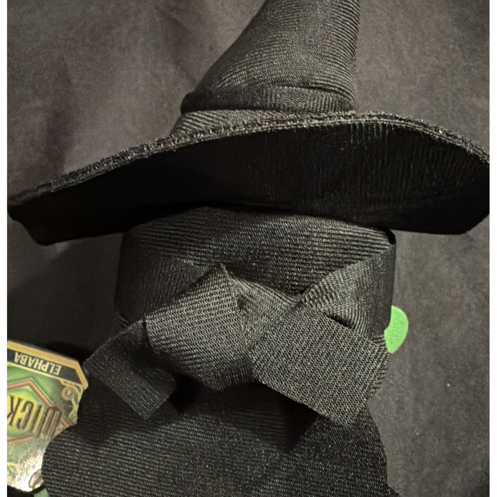 NEW WICKED For Good Elphaba EXCLUSIVE Plush Toy 10" Black Hat/Purple Dress NWT - Picture 11 of 15